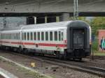 Das Ende eines IC am 11.10.14 in Heidelberg Hbf vom Bahnsteig aus fotografiert