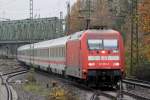 101 052-9 mit IC 133 nach Norddeich Mole durchfährt Recklinghausen-Süd 15.11.2014