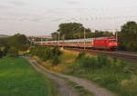 DB 101 059-4 mit dem IC 2152 von Leipzig Hbf nach Frankfurt (M) Hbf, am 17.07.2015 bei Erfurt-Bischleben.