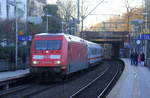 101 075-0 DB kommt mit einem IC 2222 von Aachen-Hbf nach Berlin-Südkreuz  und kommt aus Richtung Aachen-Hbf und fährt durch Aachen-Schanz in Richtung