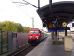 DB 245 026-0 mit dem IC 2151 von Kassel-Wilhelmshöhe nach Gera Hbf, am 09.10.2019 in Erfurt Hbf.