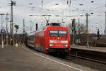 DB 101 119-6  bei der Einfahrt in Hamm Hbf (Westf) am 19.01.2020