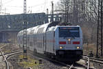 DB 146 564-0 mit IC in Recklinghausen-Süd 21.2.2021