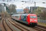 101 068-5  Back on Track  mit IC2026 in Wuppertal, am 02.04.2021.