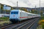 101 013 DB  50 Jahre IC  mit IC2157 nach Erfurt, in Wuppertal Steinbeck, am 23.10.2021.