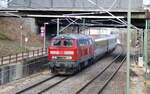 218 435 zog am 3.12.21 den IC 119 von Stuttgart nach Lindau.