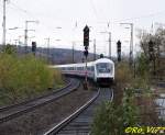 Unbekannter IC durchfhrt Witten Hbf. 10.11.2007.