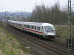 IC 2152 Leipzig - Dsseldorf kurz vor dem Altenbeckener Viadukt  Richtung Paderborn.(20.04.2008)