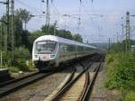 IC 2157 von Kln Hbf. nach Stralsund,im Schub die 120 137 ,
Einfaht in Bochum Hbf.,Gleis 5.(24.08.2008)