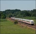 IC 2296 von Salzburg Hbf nach Frankfurt(Main)Hbf zwischen Bad Endorf und Rosenheim.