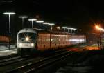 IC2371 Schwarzwald(Hamburg Altona-Konstanz)mit Schublok 101 139-4 im Bahnhof St.Georgen 6.2.09