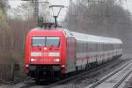 101 072-7 mit IC 130 nach Koblenz in Recklinghausen-Sd 15.4.2013