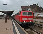 Abfahrt am 22.05.2013 von 181 218-9 mit einem IC nach Strasbourg (F) aus dem Hauptbahnhof von Worms.