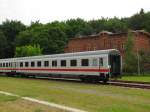 D-DB 61 80 29-95 057-2 Bvmz 111.2 im Uex 2427 nach Köln Hbf, am 29.05.2014 abgestellt in Heringsdorf (Usedom).