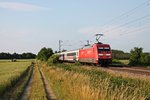 Am 11.06.2015 bespannte 101 105-5 und 120 143-3 als Steuerwagenersatz den IC 2364 (Stuttgart Hbf - Offenburg).