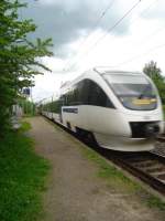 Connex Zug auf dem Weg zum Rostocker Hbf