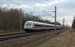 Eine MET-Garnitur war am 27.03.16 mit 101 131 als Schublok unterwegs als IC 2185 von Rostock nach Leipzig.