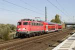 115 448-3 mit Pbz in Porta Westfalica, am 06.10.2018.