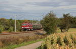 DLr 25915 von Erfurt nach Zwickau mit Leerzug mit 143 005 in Altlack bei Mockau nahe Lehndorf.