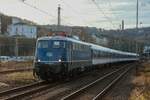 TRI 110 448-8 mit Fußballsonderzug in Wuppertal, Januar 2026.