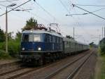 E18 047 durchfuhr am Abend 24.08.13 Dresden Stetzsch.