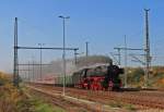 Am Sonnabend dem 10.10.2015 brachte 01 150 den Sonderzug DPF61710 von Bielefeld nach Weimar.