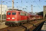 110 169-0 mit Sonderzug in K�ln Hbf, Juni 2017.