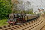 03 1010 mit Sonderzug in Wuppertal, April 2018.