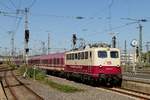 110 169-0 Euroexpress mit Sonderzug in D�sseldorf Hbf, Juli 2018.