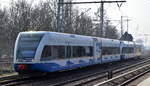 Usedomer Bäderbahn GmbH (Tochterunternehmen der DB) überraschend mit zwei Stadler GTW der BR 646 Richtung Heimat am 25.03.21 Berlin-Buch.