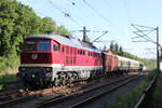 EBS 132 334-4 mit dem  Regenbogen-Express  von Erfurt Gbf zur Bereitstellung nach Arnstadt Hbf, am 21.05.2022 in Erfurt-Bischleben.