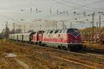 V200 033 & 212 079-8 von MEH mit Sonderzug nach Hameln in Schwerte, November 2022.