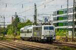 111 222 Railadventure mit Luxon-Domecar in München-Heimeranplatz, Juni 2023.