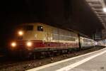 DB 103 245-7 mit Rheingold nach Goslar in Wuppertal Hbf, Dezember 2024.