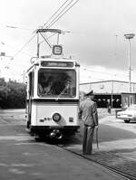 SSB Stuttgart__Große Straßenbahnrundfahrt im Juni 1980 des SMS (Straßenbahnmueum Stuttgart).Dauerte knapp 6 Stunden und führte ab Betriebshof Degerloch über Möhringen