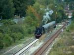 DR 41 1144-9 mit dem Lr 74602 nach Naumburg (Saale) Hbf, im Bf Freyburg (Unstrut); 04.10.2009