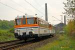 MAN Schienenbus Osningbahn VT 302 027/ VT 302 051 in Essen Horst, April 2014.