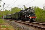 38 3199 (P8) & DB 212 007 in Essen Steele Ost, April 2014.