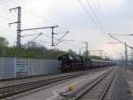 WFL 03 2155-4 mit dem DPE 20041 von Schmalkalden nach Nossen, am 19.04.2014 in Erfurt Hbf.