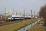 HKX 1800 (Hamburg-Altona - Kln Hbf) mit Schublok ES 64 U2-026 am 30.03.13 in Dsseldorf-Derendorf