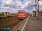 Ein BXf-wagen der Linie S2 fhrt in Oberhausen HBF ein