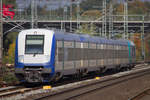 Bombardier Married-Pair Steuerwagenzug rangiert im Bahnhof Elmshorn.
