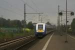 Eine NOB nach Hamburg-Altona durchfhrt am 17. August 2007 den Bahnhof von Pinneberg