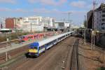 HKX 1800 (Hamburg-Altona - Kln Hbf) mit Schublok ES 64 U2-036 in Dsseldorf-Werhahn am 20.04.13