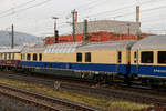 Rheingold Domecar Aussichtswagen in Hagen Hbf, M�rz 2018.