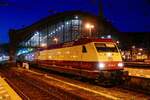 DB 101 001-6  Rheingold  mit AKE-Rheingold nach Steinau in K�ln Hbf, September 2023.