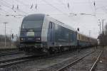 PCW 7 (223 081) Siemens am Schluss des Rheingoldzuges in Schwerte (Ruhr) Februar 2016.