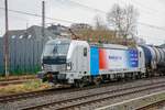 193 994-1  TankMatch Rail  mit Kessel in Hilden, am 18.01.2020.