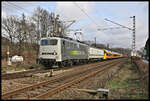 Im Dbz 41783 wurde am 12.02.2023 unter anderem ein nagelneuer Alstom Triebwagen für die NS befördert.