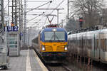 ELL 193 939 in Diensten von NS mit IC 146 nach Amsterdam Central in Bad Bentheim 13.1.2024